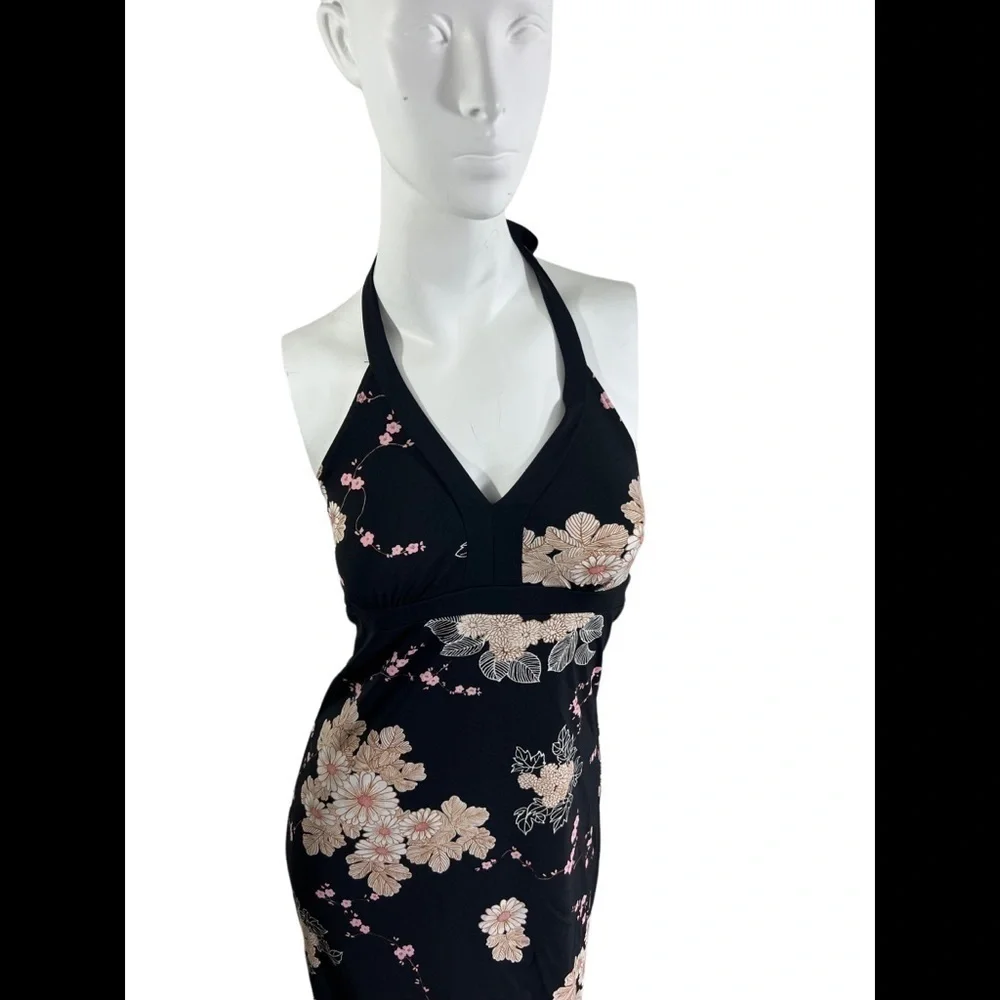 Byer Too Black Floral Mini Dress Small